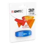 ΣΤΙΚΑΚΙ ΜΝΗΜΗΣ EMTEC 32GB USB 2.0 C410 COLOR blue - Image 2