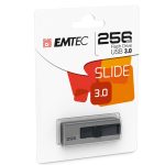 ΣΤΙΚΑΚΙ ΜΝΗΜΗΣ EMTEC 256GB USB 3.0 D250 SLIDE grey - Image 4