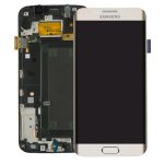 Samsung G925F Galaxy S6 Edge - LCD Touch Gold Original GH97-17162C Service Pack