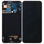 Samsung A205F Galaxy A20 - LCD Touch Black with Frame Original GH82-19571A Service Pack