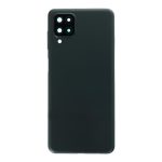 SAMSUNG A125F Galaxy A12 - Battery cover + Camera Lens Black Original