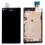SONY Xperia L - LCD - Complete front + Touch Black Original