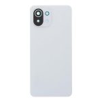 XIAOMI Mi 11 Lite 5G / Mi 11 Lite NE 5G - Battery cover + Adhesive + Camera Lens White High Quality OEM