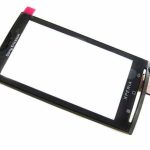SONY-ERICSSON X10 - Touch screen + Front cover black SWAP Original