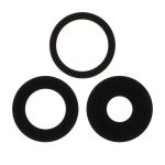 Apple iPhone 15 Pro - Back Camera Lens 3Pcs Black HQ OEM