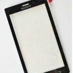 SONY MT27i - Touch screen + Front cover Black High Quality OEM