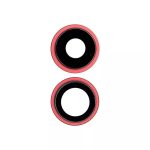 Apple iPhone 12 Mini / 12 - Back Camera Lens and Bezel Red HQ OEM
