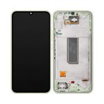 Samsung A346B/E Galaxy A34 5G - LCD Touch Light Green with Frame Original GH82-31200C/31201C Service Pack