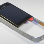 NOKIA 6720 Classic - Front cover Metal Grey Original