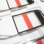 NOKIA E75 - Front cover for Black Silver / Red / Copper Yellow Original