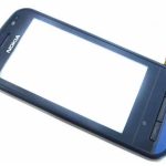 NOKIA C6 - Touch screen + Front cover black SWAP Original