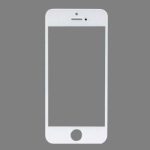 Apple iPhone 5S - Glass screen Lens replacement White High Quality OEM