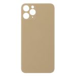 Apple iPhone 11 Pro - Battery cover + Adhesive Large Hole Gold OEM with Logo