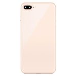 Apple iPhone 8 Plus - Battery cover + Camera Lens Gold OEM with Logo