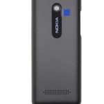 NOKIA 206 Asha - Battery cover Black Original