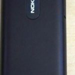 NOKIA 206 Asha Dual SIM - Battery cover Black Original