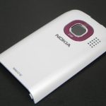 NOKIA C2-02 - Battery cover Chrome Red Original
