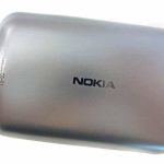 NOKIA C6-01 - Battery cover Silver Original