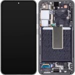 Samsung S911B Galaxy S23 - LCD Touch Black with Frame Original GH82-30481A Service Pack