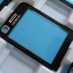 NOKIA 6120c - Window (display glass) black Original