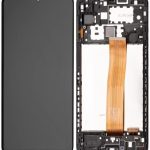 Samsung A125F Galaxy A12 - LCD Touch Black with Frame Original GH82-24491A/24490A Service Pack