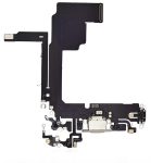 Apple iPhone 15 Pro - Charging Port Flex Cable White Titanium OEM