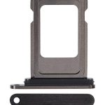 Apple iPhone 15 Pro / 15 Pro Max - Single Sim Card Tray Black Titanium Original