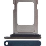 Apple iPhone 15 Pro / 15 Pro Max - Single Sim Card Tray Blue Titanium Original