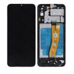 Samsung A042F Galaxy A04e (2022) - LCD Touch Black with Frame Original GH81-23088A Service Pack
