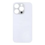 Apple iPhone 14 Pro - Battery Cover Large Hole Version White OEM with Logo