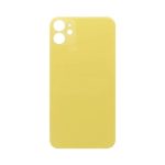 Apple iPhone 11 - Battery Cover Large Hole Yellow OEM with Logo