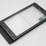 SONY MT27i - Touch screen + Front cover Black Original