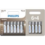 ΑΛΚΑΛΙΚΕΣ ΜΠΑΤΑΡΙΕΣ AA PHILIPS LR6 1.5V 6+4 10τεμ