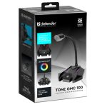 DEFENDER GAMING STREAM MICROPHONE TONE GMC 100 LED 1.5m black - Image 4