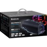DEFENDER PORTABLE BLUETOOTH SPEAKER BEATBOX 80W black BT/IPX6/EQ/USB/TF/AUX - Image 4
