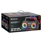 DEFENDER PORTABLE BLUETOOTH SPEAKER BEATBOX 20 black BT/FM/USB/TF/AUX/Light - Image 4