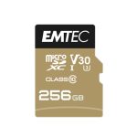 Memory Card microSD EMTEC USH-I U3 V30 SPEEDIN PRO A1 256GB CLASS 10 - Image 5