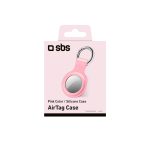 SBS AIRTAG SILICONE CASE KEY RING pink - Image 3