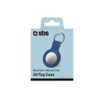 SBS AIRTAG SILICONE CASE KEY RING blue - Image 5
