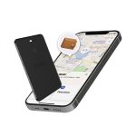SBS CARD TRACKER COMPATIBLE WITH APPLE FIND MY / ANDROID FIND HUB black