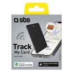SBS CARD TRACKER COMPATIBLE WITH APPLE FIND MY / ANDROID FIND HUB black - Image 2