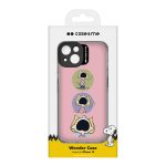 SBS CASE ME PEANUTS CASE IPHONE 14 WITH CAMERA LENS PROTECTION pink backcover - Image 4