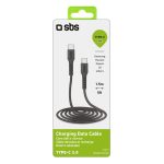 SBS DATA CABLE 2.0 TYPE C to TYPE C 1.5m black - Image 5