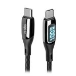 SBS DATA CABLE LED TYPE C 1m black - Image 4