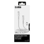 SBS DATA CABLE MFI TYPE C to LIGHTNING 2m white - Image 4