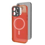 SBS FLUO NEON IPHONE 14 PRO orange backcover - Image 3
