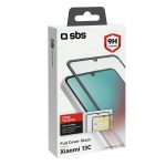 SBS FULL TEMPERED GLASS XIAOMI REDMI 13C / POCO C65 black - Image 2