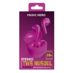 SBS MUSIC HERO WIRELESS EARPHONES TWS NUSOUL purple - Image 5