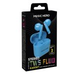 SBS MUSIC HERO WIRELESS EARPHONES TWS FLUO blue - Image 6