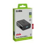 SBS POWERBANK 20000 mAh 2 PORTS PD20 black - Image 3